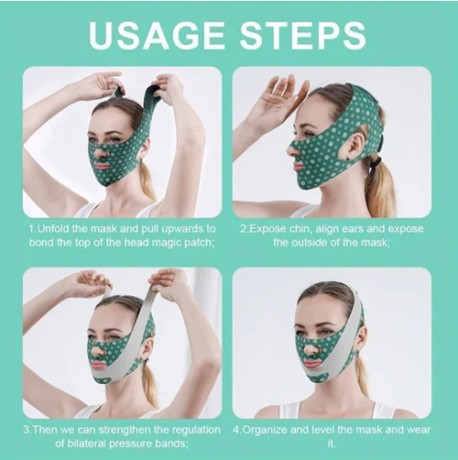 upgraded-face-mask-sleeping-mask-1pc-for-women-suitable-for-daily-wear-brown-green-bomkadi-big-0