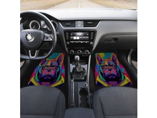 French Bulldog Floor Mats 4PCS