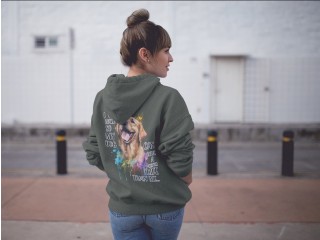 Dog Art Hooded Sweatshirt