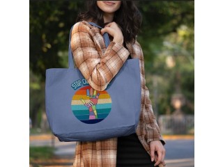 Child Abuse Awareness Cotton Tote Bag