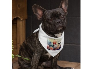Floral Design Dog Bandana