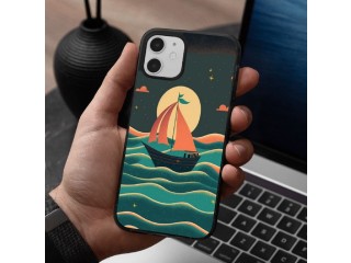 Sailing Boat at Sea iPhone 12 Case