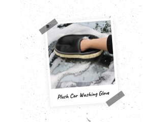 Plush Car Washing Glove