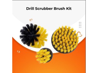 Drill Scrubber Brush Kit