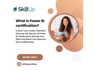 What is Power BI certification?