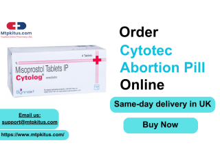 Order Cytotec Abortion Pill Online with same-day delivery in UK