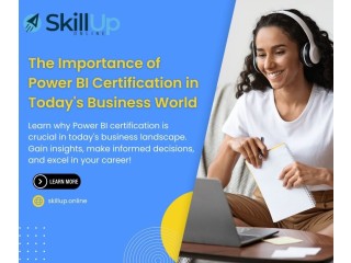 The Importance of Power BI Certification in Today's Business World