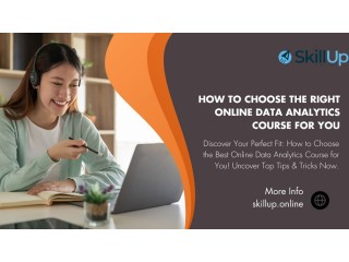 How to Choose the Right Online Data Analytics Course for You