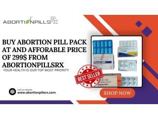 Buy Abortion Pill Pack  at an affordable price of 299$ from Abortionpillsrx