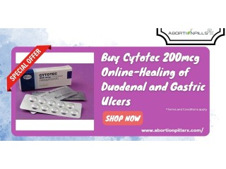 Buy Cytotec 200mcg Online-Healing of Duodenal and Gastric Ulcers
