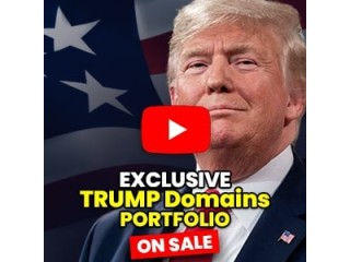 Premium Trump Domain Names Portfolio on Sale