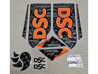 DSC CONDOR Flite Cricket Bat Stickers 3D