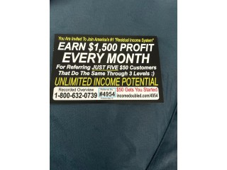 Limited Time Offer -Double Your Income Starting at $50
