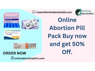 Online Abortion Pill Pack Buy now and get 50% Off.