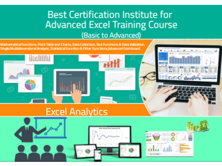 Excel Certification Course in Delhi, 110047. Best Online Live Advanced Excel Training in Indlore by IIT Faculty , [ 100% Job in MNC]