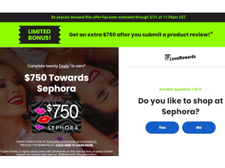 Get Your $750 Sephora Gift Card Now!