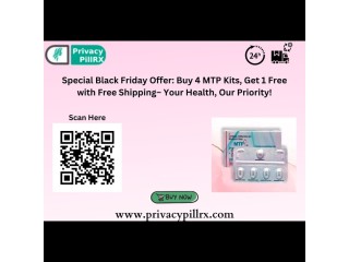 Special Black Friday Offer: Buy 4 MTP Kits, Get 1 Free with Free Shipping– Your Health, Our Priority!