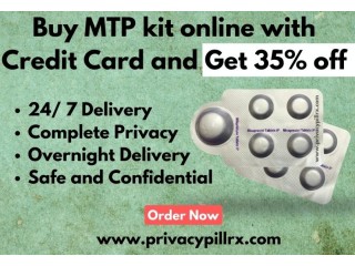 Buy mtp kit online with credit card and Get 35% off - Privacy Pill Rx