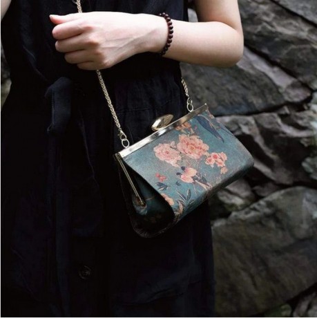 asian-handmade-vintage-branches-pattern-baguette-bag-big-0