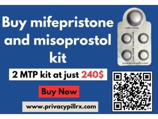 Buy mifepristone and misoprostol kit (2 MTP kit at just 240$)