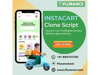White Label Instacart Clone – Launch Your Grocery App Today