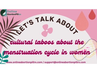 What are cultural taboos about the menstruation cycle in women?