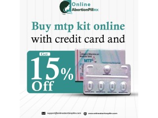 Buy mtp kit online with credit card and  get 15% off