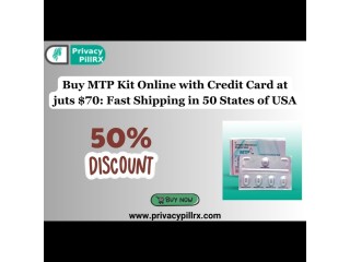 Buy MTP Kit Online with Credit Card at juts $70: Fast Shipping in 50 States of USA