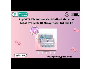 Buy MTP Kit Online: Get Medical Abortion Kit at $70 with 10 Misoprostol Kit FREE!