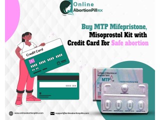 Buy MTP Mifepristone, Misoprostol Kit with Credit Card For Safe abortion