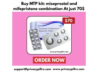 Buy MTP kit: misoprostol and mifepristone combination At just $70