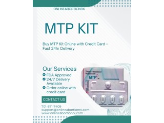 Buy MTP Kit Online with Credit Card – Fast 24hr Delivery