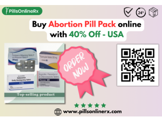 Buy Abortion Pill Pack online with 40% Off | USA