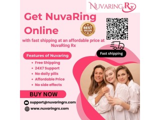 Get NuvaRing Online with fast shipping at an affordable price at NuvaRing Rx