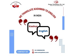Get Professional Kashmiri to English Translations – Book Instantly!