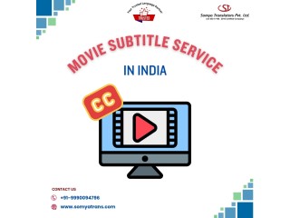 Get High-Quality Movie Subtitle Service in India – Hire Now!