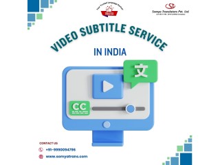 Enhance Your Videos with Accurate Subtitles – Hire Experts in India!