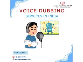 Get Professional Voice Dubbing Service in India for All Your Projects