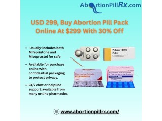 USD 299, Buy Abortion Pill Pack Online At $299 With 30% Off