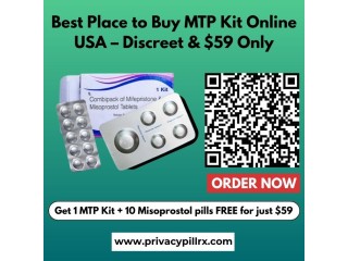 Best Place to Buy MTP Kit Online USA – Discreet & $59 Only