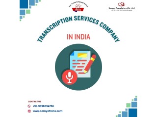 Top-Rated Transcription Services Company in India for Businesses