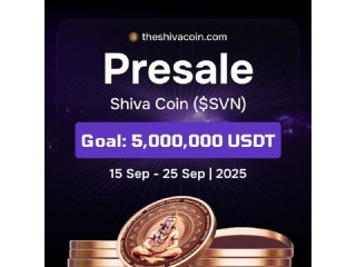 Your Future Starts Here – TheShivaCoin First Presale Sept 15