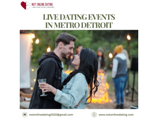 Live Dating Events in Metro Detroit – Meet Singles Near You