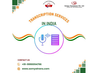 Professional Transcription Services in India