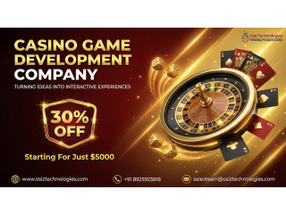 Launch Winning Casino Games with Our Expert Team and Save 30% Today