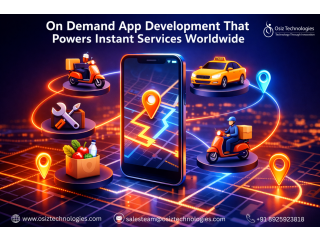 Custom On Demand App Development with Full Support | Osiz