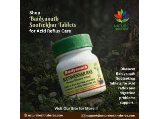 Shop Baidyanath Sootsekhar Tablets for Acid Reflux Care