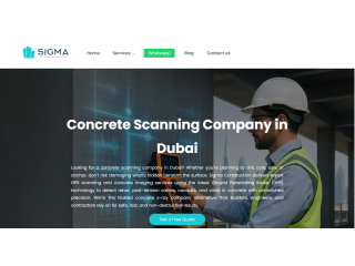 Concrete Scanning Company in Dubai, UAE | Sigma