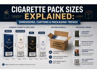 Cigarette Pack Sizes Explained: Dimensions, Cartons & Packaging Trends
