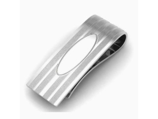Premium Everyday Accessory: Sterling Silver Money Clip Design